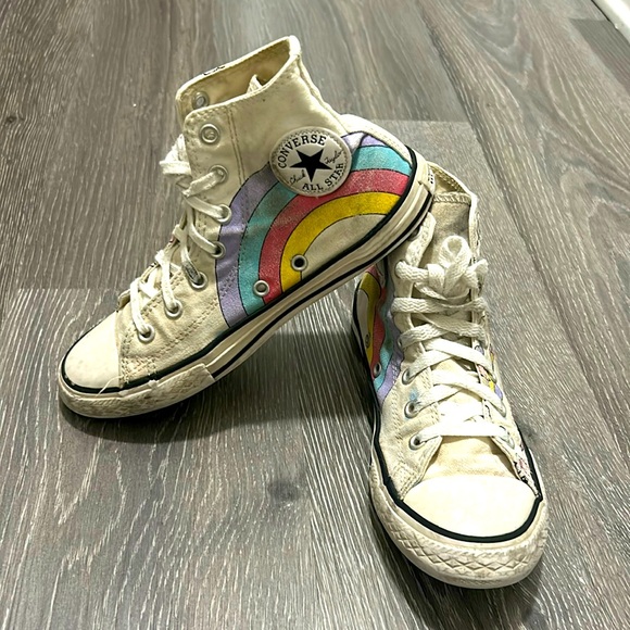 Kids’ Converse Chuck Taylor All Star Hi 'Unicorn' - sz 2 - Picture 1 of 6